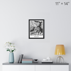 Boston Map Print (Charcoal Series)